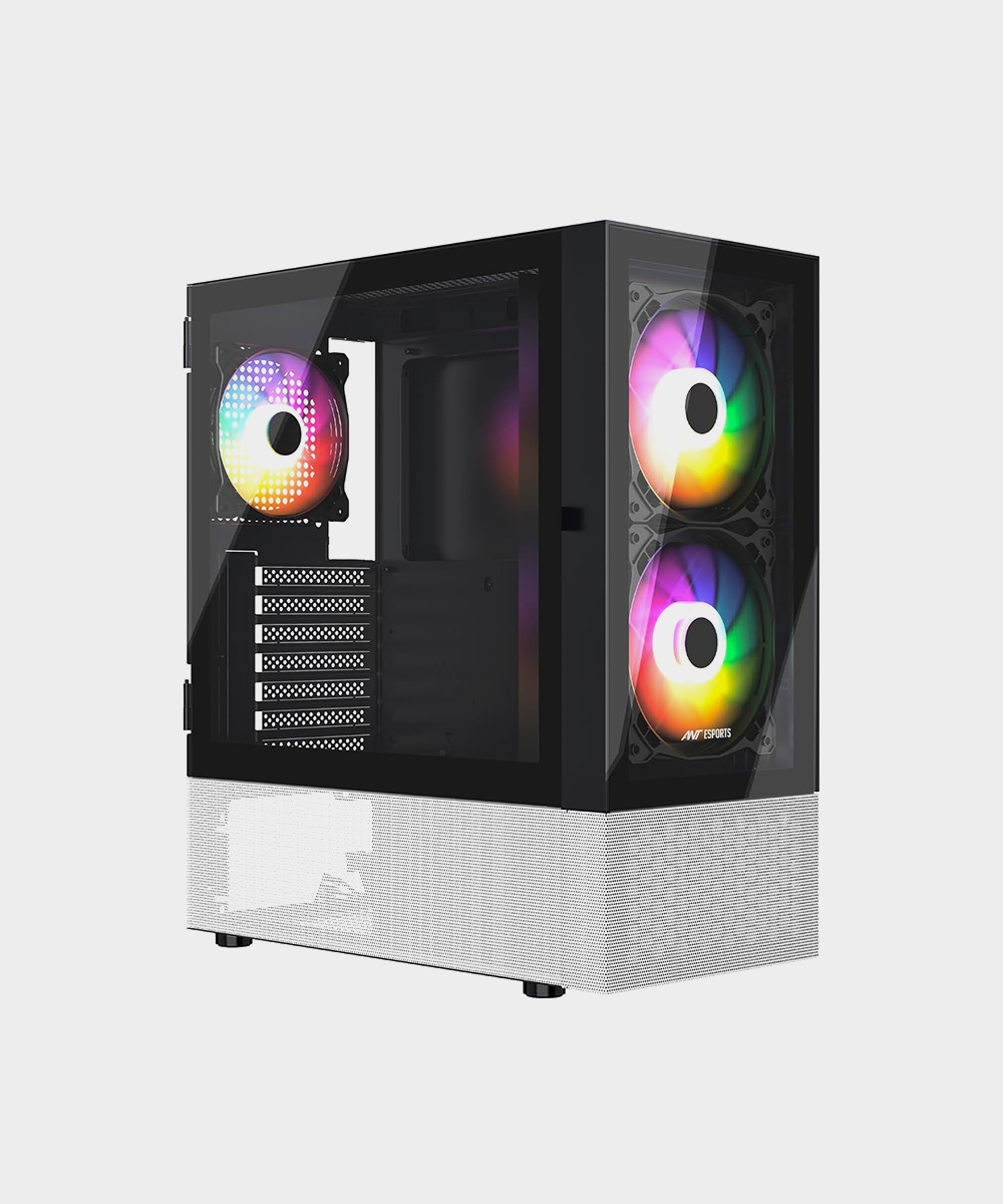 Ant Esports Pepper 5F Mid-Tower Computer Case Gaming Cabinet – Black