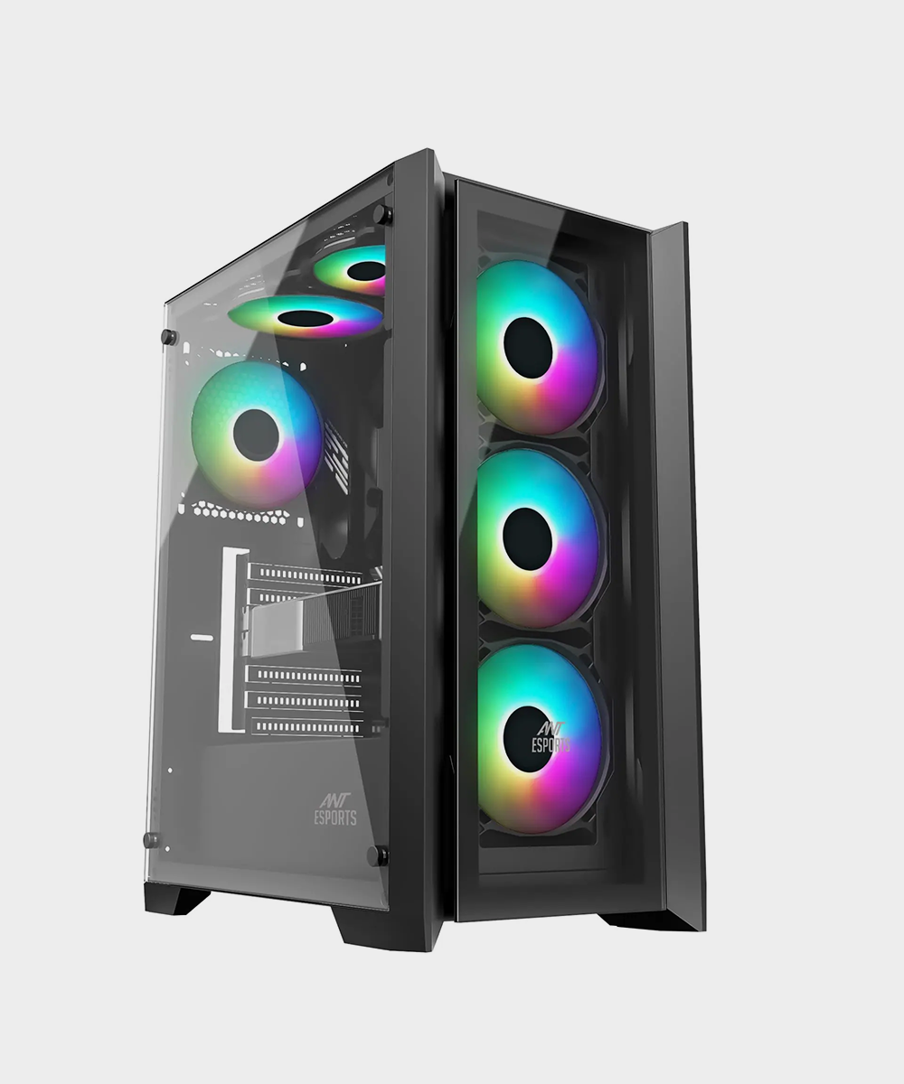 Ant Esports ICE-170TG Gaming Cabinet Black