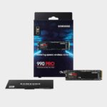 Samsung 990 PRO SSD 1TB PCIe 4.0 M.2 Internal Solid State Drive, Fastest Speed for Gaming, Heat Control, Direct Storage and Memory Expansion for Video Editing, Heavy Graphics, MZ-V9P1T0B