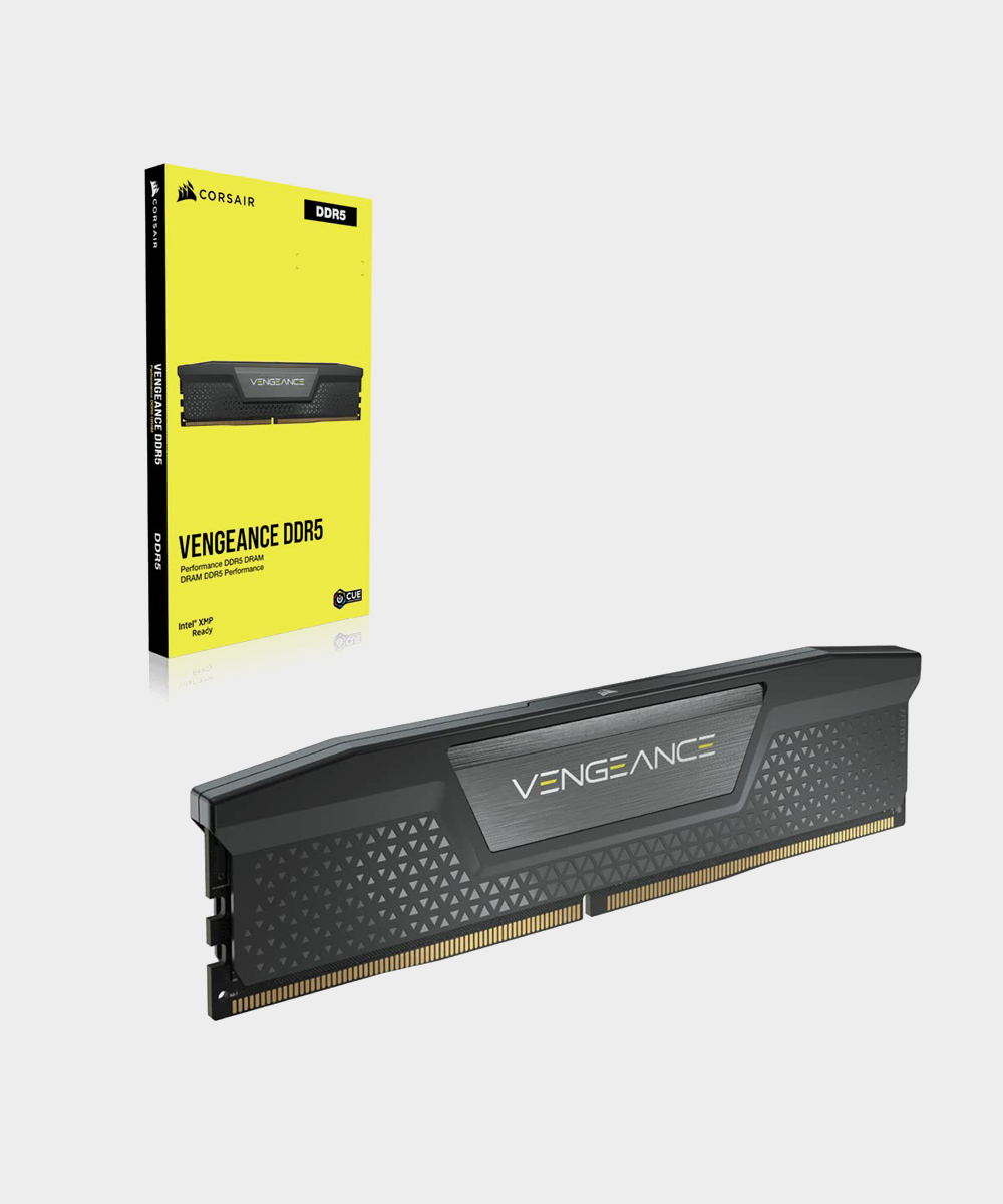 CORSAIR Vengeance 16GB RAM (1x16GB) DDR5 DRAM 5200MHz Memory Kit Black CMK16GX5M1B5200C40