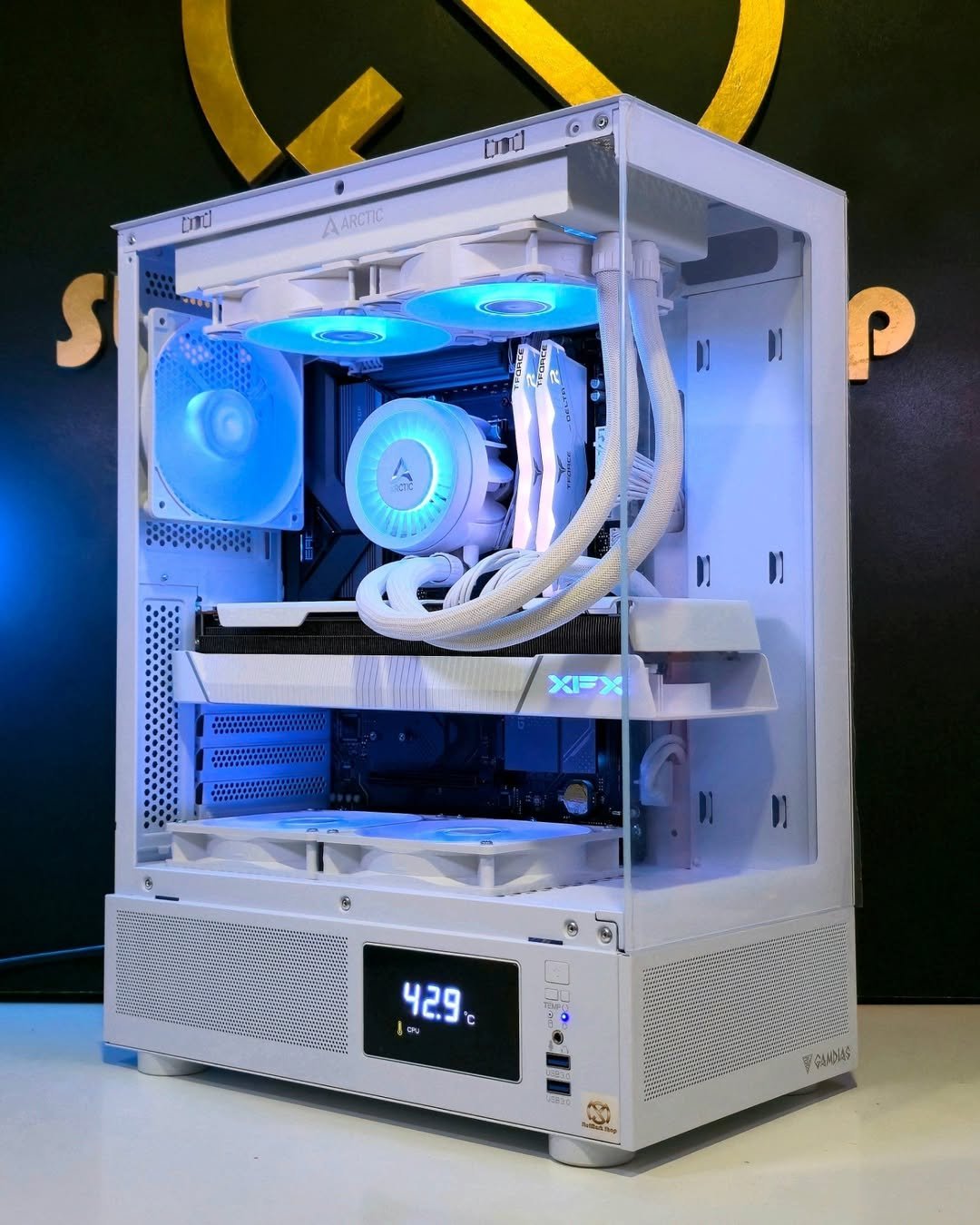 Intel 12700k Pre-Build Desktop | 16 GB Ram 500 GB NMVe SSD | 650 Watts Power | Gigabyte Z790 DDR5 Wifi & Bluetooth Motherboard | Video Editing Desktop Computer